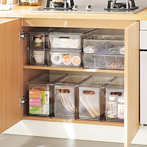 Multifunctional stackable clothes storage bin storage case storage drawers for home kitchen