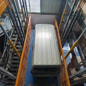 Elevador de Carga Industrial Montado en Pared para Exteriores, Elevador Hidráulico Eléctrico de 9 m de Altura para Uso en Construcción - Product Image 3