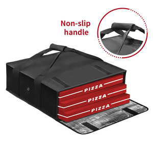 Pizza Bag Insulated Food Carrier 12 Inch Handle Thermal Cooler For Delivery - Product Image 5