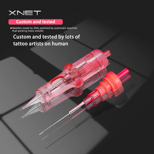 XNET <strong>Pink</strong> Permanent Makeup Eyebrows Eyeliner Lips Microblading RL F SMP P M U Cartridge Tattoo <strong>Needles</strong> - Product Image 5