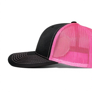 Casquette de camionneur pour adulte, fabriquée au Vietnam, avec logo ajustable, 6 panneaux structurés, dos en maille respirante, style classique de haute qualité - Product Image 2