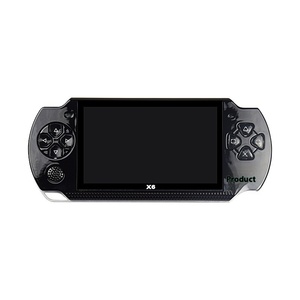 Console de jeu portable X6 4,3 pouces, lecteur MP4 <span class=keywords><strong>MP5</strong></span> avec 8 Go, simulateurs <span class=keywords><strong>PSP</strong></span> réels, 10 000 jeux d'arcade, connectivité Wi-Fi - Product Image 1