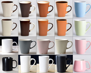 China Factory Stock Hot Seller Colorful Mixing <b>Ceramic</b> Tableware Dinner Plate Sell by Ton for Hotel Customizable Coffee <b>Cup</b> - Product Image 4