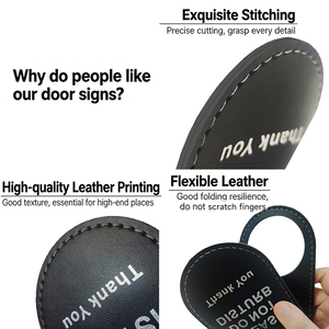 Cartello Bifacciale Personalizzato 'Non Disturbare' e 'Si Prega di Pulire la Camera' da Appendere per Camere d'Albergo - Product Image 2