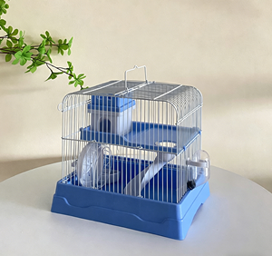 <span class=keywords><strong>Cage</strong></span> à hamster de luxe à double étage, <span class=keywords><strong>cage</strong></span> portable de grande taille pour hamster doré, hamster syrien, habitat multi-niveaux pour petits animaux - Product Image 6