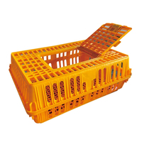 Boîtes de transport pliables en plastique de haute qualité, nouvelle arrivée, cage à volailles pour poulets, canards, oies, lapins, pour usage agricole