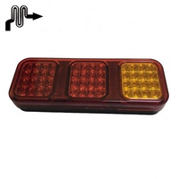 Feux de position latéraux 48 LED 12V pour camion, étanches IP67, feux arrière pour remorque