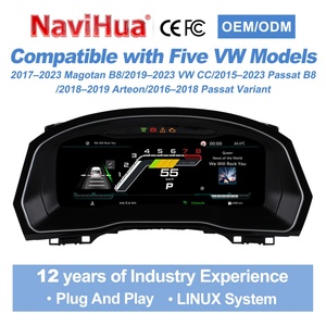 Navihua New Design <b>Car</b> Digital Cluster Linux System Auto <b>Speedometer</b> LCD Instrument Carplay <b>for</b> VW Volkswagen Passat Series 2015 - Product Image 1