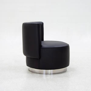 เก้าอี้หมุนสไตล์มินิมอลอิตาลี DAIRO โครงเหล็กกล้าไร้สนิม เก้าอี้นั่งเล่นแบบหมุนได้ |   โซฟาห้องนอนดีไซน์หรูหราสำหรับวิลล่า - Product Image 4