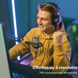 Câble de <span class=keywords><strong>rallonge</strong></span> pour casque de 3.5mm Câble auxiliaire plaqué or Prise <span class=keywords><strong>audio</strong></span> stéréo mâle vers <span class=keywords><strong>femelle</strong></span> - Product Image 4