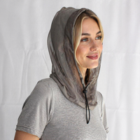 Prix Compétitif – Nouvelle Capuche Anti-Radiation 100% Argentée en Tissu pour Protection EMF, Cagoule Protectrice Tête et Cou pour Exportation en Gros