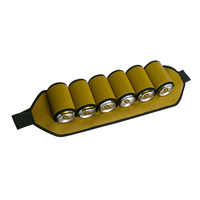 Cinturón Porta Cervezas para 6 Botellas, Cinturón para Seis Paquetes de Cerveza, Porta Latas de Refresco, Funda de Neopreno para Latas de Cerveza