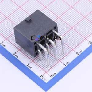 X5700WR-2x03-LPSW Wire-to-Board Pin Header Bent Lead Through Hole,P=5.7mm Connector 2x3P 5.7mm Right Angle Insert 6P - Product Image 2