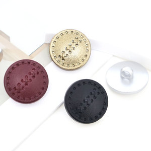 Giá rẻ ABS nút áo da giống như mô hình nút nhựa với vàng bạc mạ kỹ thuật cho hàng may mặc vòng màu hồng ABS nút - Product Image 4