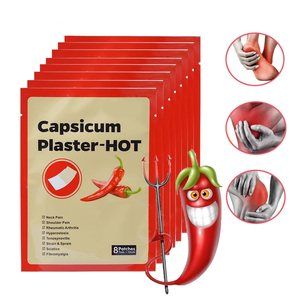 唐辛子湿布 ホットチャイニーズ鎮痛パッチ 首、肩、腰、脚の健康用 - 5年間有効 - Product Image 4