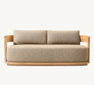 BRONTE Customized All Weather Waterproof Outdoor Modern <strong>Sofa</strong> Teak Waterproof Furniture Garden Patio Three Seats <strong>Sofa</strong> - Product Image 4