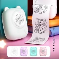Mini-imprimante thermique portable sans encre, sans fil, pour photos, autocollants, étiquettes, compatible avec les téléphones mobiles, pour enfants, AI OEM/ODM