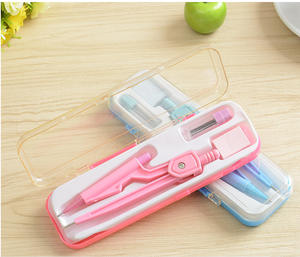 Compás <span class=keywords><strong>de</strong></span> Plástico Estilo Vintage para Estudiantes, para Dibujar Círculos y Geometría en Matemáticas y Lecciones <span class=keywords><strong>de</strong></span> Matemáticas - Product Image 2