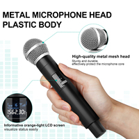 DX4 Microphone karaoké professionnel multifonctionnel sans fil pour scène pour église/conférence Offre Spéciale omnidirectionnel bas prix