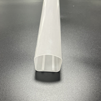 Diffuseur de lumière fluorescente blanc en polycarbonate de style asiatique moderne Bming Optical pour bande LED et lumière linéaire d'intérieur