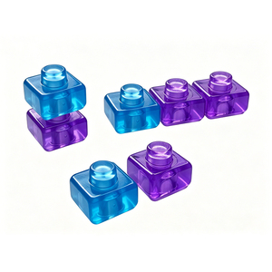 <b>Squishy</b> Jelly Building Blocks Soft TPE Sensory Construction Toy Toddler Educational Stacking Travel Set Bounce Back - Product Image 6