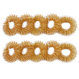 แหวนนวดนิ้วมือ แหวนบำบัดโลหะ แหวนฝังเข็ม บรรเทาความเครียด - Product Image 2