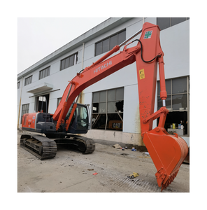 Excavadora de orugas Hitachi de segunda mano de alto rendimiento, excavadora de orugas Hitachi de segunda mano japonesa usada, media de excavadora de ZX200-3 Hitachi en el patio de Shanghai - Product Image 1