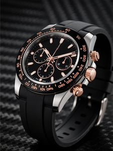 男性用腕時計オリジナルデザイナー有名ブランドオールステンレス鋼バンド防水高級手首男性用機械時計 - Product Image 5