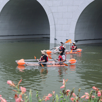 Kayak Transparente POLYGAO de Policarbonato Cristalino - Canoa Transparente para Recorridos Acuáticos Panorámicos, Fotografía y Ocio