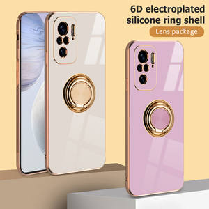 Coque de téléphone avec anneau magnétique, couleur or, étui en tpu pour <span class=keywords><strong>iPhone</strong></span> 13 12 11 <span class=keywords><strong>Pro</strong></span> <span class=keywords><strong>Max</strong></span>, Protection de lentille, housse arrière en silicone - Product Image 3