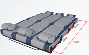 مقعد ثلاثي قابل للطي للمركبات الترفيهية مع أحزمة أمان ثلاثية النقاط، من المصنع مباشرة - Product Image 2