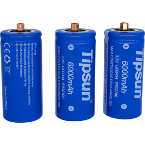 Bulk Groothandel Tipsun 32700 3.2V 6000mAh 19.2Wh LiFePO4 Batterijcel voor Grote Energieprojecten - Product Image 2