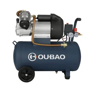 OUBAO Compresor De Aire 50 L Cheap Small 3hp Piston Spray Paint Direct Drive Air Compressor