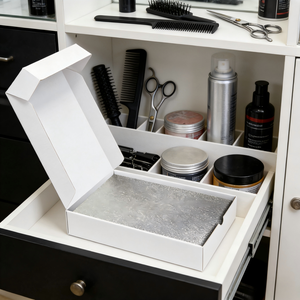 ฟอยล์อลูมิเนียมกันลื่นแบบนูนลาย OEM สำหรับมืออาชีพ พิมพ์ลายตามสั่ง สำหรับฟอยล์ทำสีผม ไฮไลท์ และย้อมสีผมในร้านเสริมสวย - Product Image 2