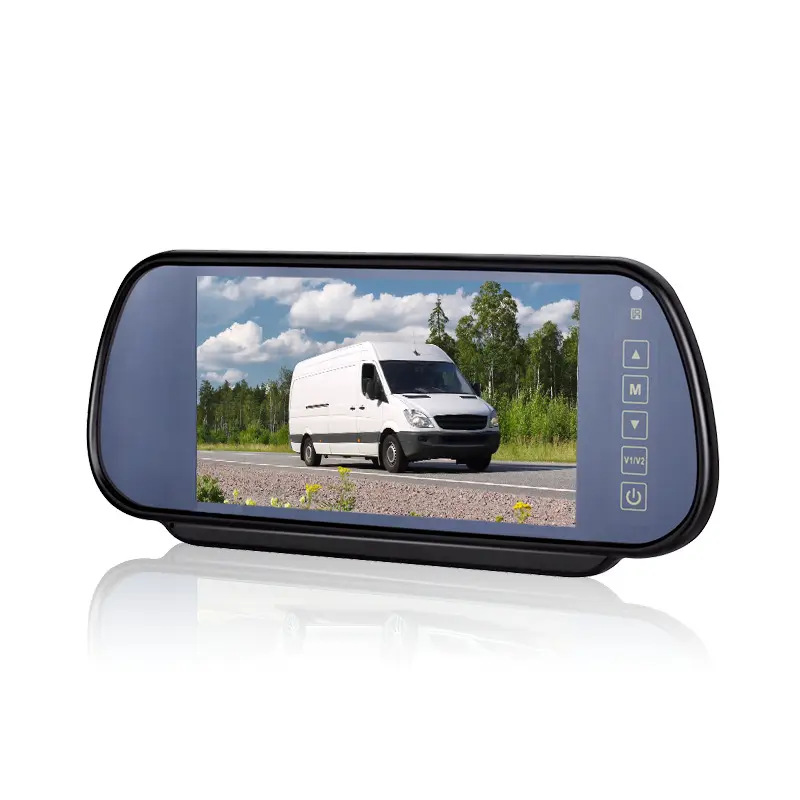 Good quality 7-inch on-board rear view 2-way 12 / 24V on-board monitoring HD LCD on-board Car TV Monitor