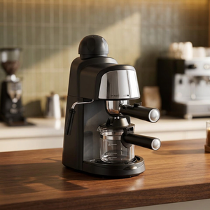 Cafetera Semiautomática con Vaporizador de Leche para el Hogar - Product Image 1