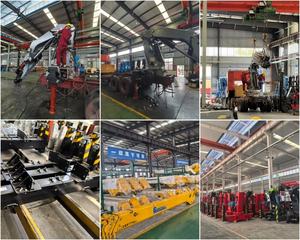 Camion grue monté sur camion Shacman 6 10 12 pneus RHD LHD, véhicule de transport léger 4x2, tracteur avec grue pliante 8x4, grue articulée - Product Image 5