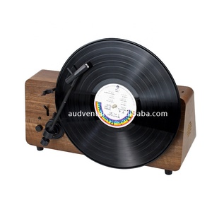 Reproductor <span class=keywords><strong>de</strong></span> vinilo LP Retro Vintage, fonógrafo <span class=keywords><strong>antiguo</strong></span> con altavoz adicional, decoración para el hogar, <span class=keywords><strong>tocadiscos</strong></span> Retro <span class=keywords><strong>de</strong></span> madera - Product Image 4