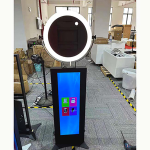 Cabina de fotos de iPad de mano de 12,9 pulgadas con software compatible con teléfonos inteligentes Cámaras SLR Parte Espejo iPad Photo Booth - Product Image 1