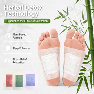 Patchs Détoxifiants pour <span class=keywords><strong>les</strong></span> <span class=keywords><strong>Pieds</strong></span> Kinoki Gold Personnalisés, Jetables, Certifiés CE, à Base de Plantes, pour la Relaxation Corporelle et l'Élimination des Toxines, 12x10cm - Product Image 2