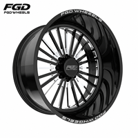 Jantes forgées en aluminium Super Single Deep Dish polies 20-30 pouces PCD 8X180/170/8X6.5 6X139.7 pour F150/F250/F350 GMC