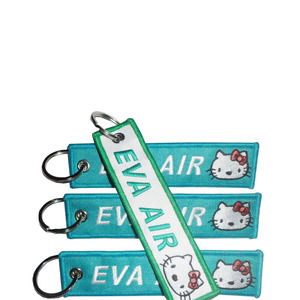 Porte-clés brodé Anime Waifu, étiquette en tissu double face avec bordure Merrow, pour collection de fans de <span class=keywords><strong>manga</strong></span> - Product Image 1