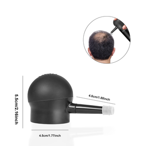 Atacado Faça Suas Próprias Cores Afinando Fibra De Cabelo Private Label Queratina Hair Building Fibers Powder Spray Applicator Pump - Product Image 3