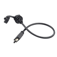 LSHITECH IP67 Wasserdichtes HD2.0 Verlängerungskabel mit Klappverschluss, 4K60Hz HD-Video für Wohnmobile, Boote, LKWs & Industriedisplays