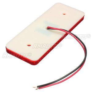 1/2pcs 24V 4 LED Truck Side <b>Marker</b> Light Indicator Lamp Amber <b>White</b> Red for Trailer Lorry Bus - Product Image 4