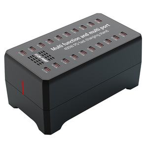 <span class=keywords><strong>Chargeur</strong></span> rapide GaN PD 400W, <span class=keywords><strong>chargeur</strong></span> USB C 20 ports, station de charge intelligente, HUB de charge rapide pour <span class=keywords><strong>iPhone</strong></span>, ordinateur portable, tablette, téléphones Android - Product Image 4