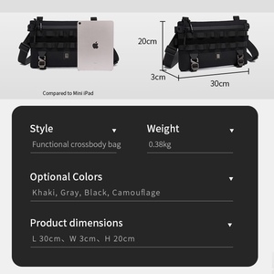 Für 9898 Modische Wasserdichte Umhängetasche für Herren - Luxuriöse Hochwertige Schultertasche mit MOLLE-System Leichte Reise-Kuriertasche 2L - Product Image 5