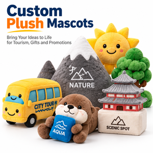 Mascota de Peluche Personalizada de 20cm/30cm, Muñeco Original con Logotipo Bordado para Promoción de Marca e IP - Product Image 1