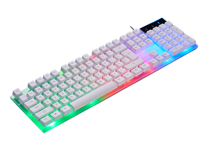 Nhà máy phù hợp dịch vụ <span class=keywords><strong>USB</strong></span> có dây chơi Game bàn phím 104 phím Ergonomic nhiều màu LED Backlit chơi game Bàn phím Kit cho game thủ - Product Image 5