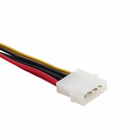 Cable Adaptador en Y LP4 2 SATA, Arnés de Cableado Automotriz, Color OEM, Longitud Personalizada, Certificado RoHS, 100% Probado para Dos SATA